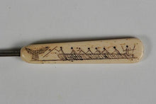 Engraved Inuit bone utensil