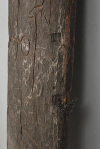 Tonga Door With Etched Figures