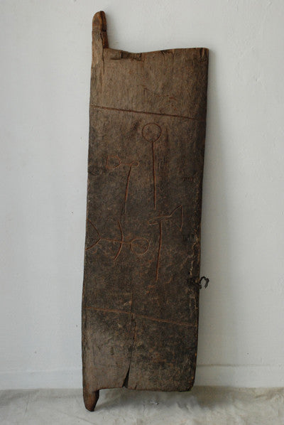 Tonga Door With Etched Figures