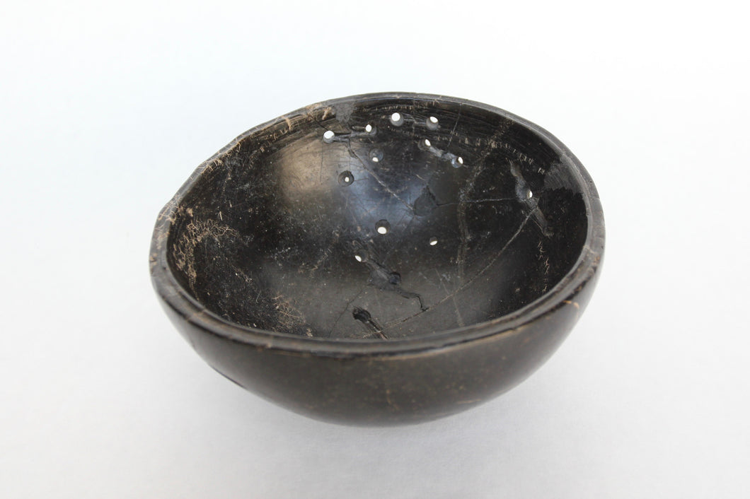 Mississippi Culture Bowl of Black Steatite, Repaired in Antiquity