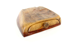 Collection Carved American Wooden Boxes