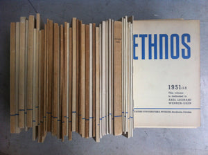 Ethnos publications stacked up