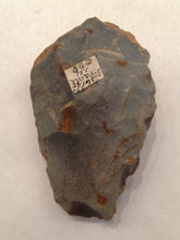 A small French Mousterian Handaxe with brown cortex and greyish surface