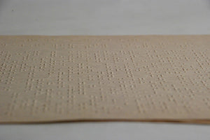 Helen Keller Braille Peace Document