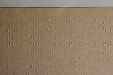 Helen Keller Braille Peace Document