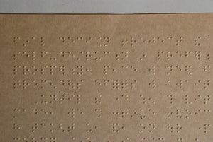 Helen Keller Braille Peace Document