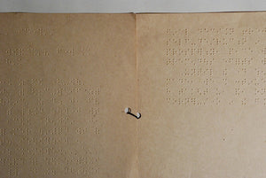 Helen Keller Braille Peace Document